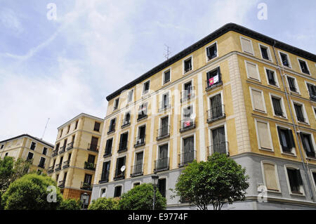 Quartier Lavapies, Madrid, Espagne Banque D'Images