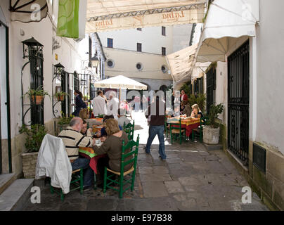 Le bar à tapas et restaurant Juanito dans la vieille ville de Jerez de la Frontera Banque D'Images