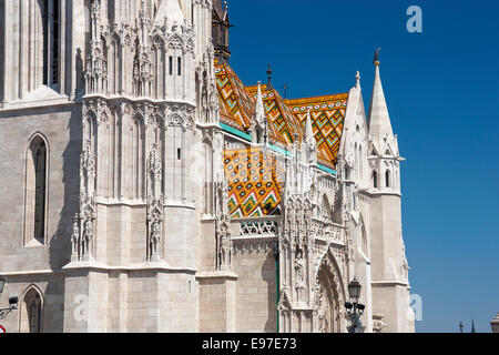 L'église St Mathias, Budapest Banque D'Images