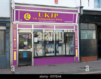 Bureau de l'UKIP, rue King, Ramsgate, Kent, Angleterre, Royaume-Uni. Banque D'Images
