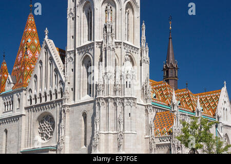 L'église St Mathias, Budapest Banque D'Images