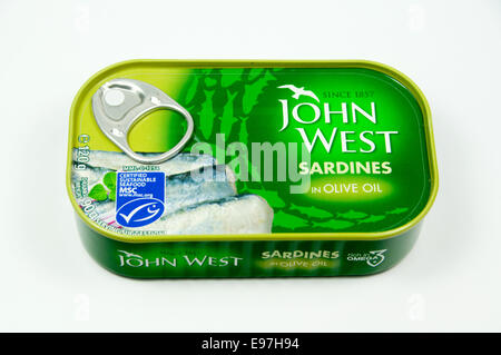 Tin de John West Sardines à l'huile d'olive