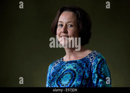 Auteur irlandais, écrivain, romancier et journaliste Audrey Magee s'affiche à l'Edinburgh International Book Festival. Banque D'Images