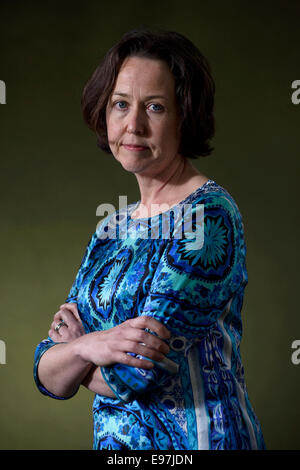 Auteur irlandais, écrivain, romancier et journaliste Audrey Magee s'affiche à l'Edinburgh International Book Festival. Banque D'Images