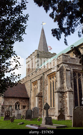 L'église St Mary à grand Bardfield - Essex - UK Banque D'Images