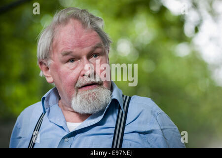 Artiste et écrivain écossais Alasdair Gray apparaît au Edinburgh International Book Festival. Banque D'Images