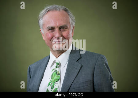 English éthologue, biologiste évolutionniste, et écrivain, le professeur Richard Dawkins, DSc, FRS, à l'Edinburgh Book Festival. Banque D'Images