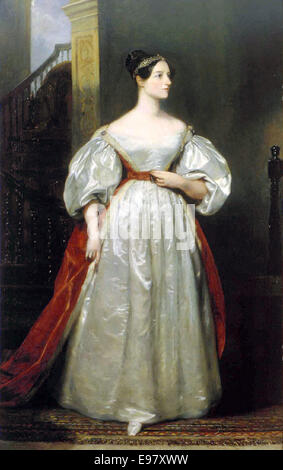Portrait de Ada Lovelace Banque D'Images