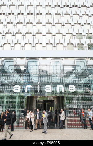 Au bâtiment Ariane,La Defense,Paris,France Banque D'Images