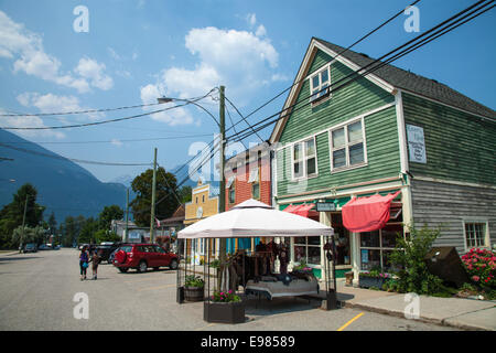 New Denver, Slocan Valley, West Kootenay, Colombie-Britannique, Canada Banque D'Images