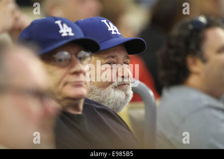 Vendredi 18 avril 2014 ; à l'Célébrités jeu Dodgers. Les Diamondbacks de l'Arizona a défait les Dodgers de Los Angeles par le score final de 2-1 au Dodger Stadium à Los Angeles, CA. En vedette : Rob Reiner Où : Los Angeles, California, United States Quand : 19 Avr 2014 Banque D'Images