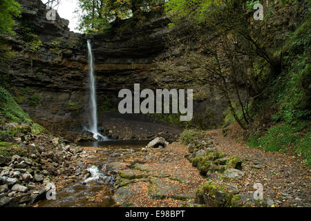 Hardraw Force Cascade, Hardraw, Yorkshire, Angleterre Banque D'Images