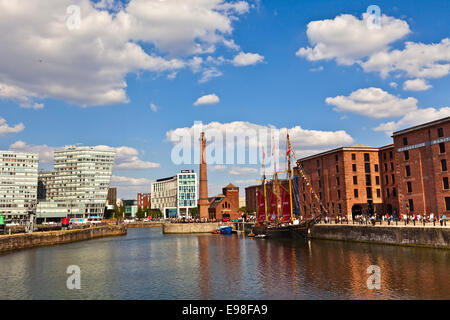 Le paysage urbain de centre-ville de Liverpool qui est le commercial, culturel, financier et coeur historique de Liverpool, Angleterre, Banque D'Images