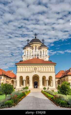 La Cathédrale Orthodoxe Roumaine à Alba Carolina Citadelle à Alba Julia, département de Alba, région de Transylvanie, Roumanie Banque D'Images