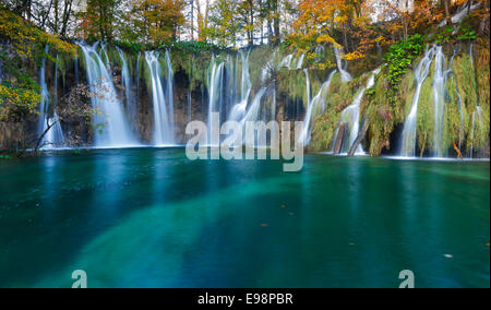 Le parc national des lacs de Plitvice, Croatie