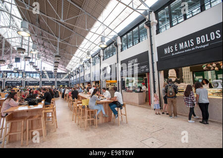 Mercado da Ribeira, Lisbonne. Banque D'Images