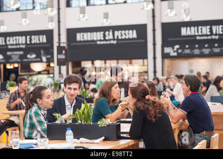 Mercado da Ribeira, Lisbonne. Banque D'Images