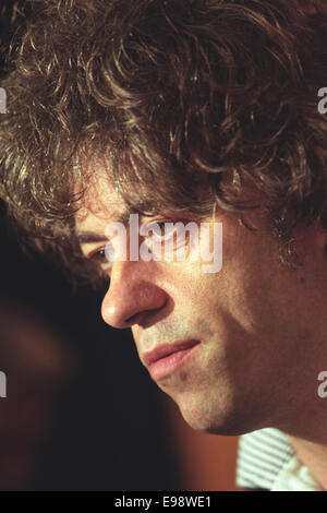 Bob Geldof, à Glasgow, en Écosse, en 1998. Banque D'Images