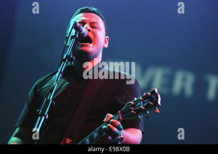 Manic Street Preachers à 'T dans le Parc' music festival, en Ecosse, en 1999. Banque D'Images