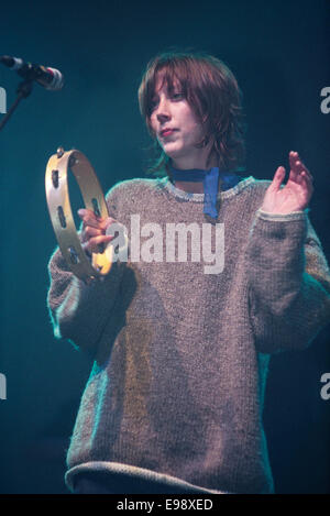 Beth Orton dans 'T dans le Parc' music festival, en Ecosse, en 2000. Banque D'Images