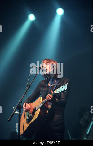 Beth Orton dans 'T dans le Parc' music festival, en Ecosse, en 2000. Banque D'Images