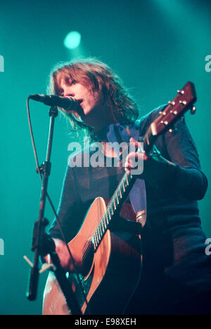 Beth Orton dans 'T dans le Parc' music festival, en Ecosse, en 2000. Banque D'Images