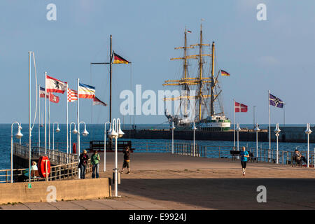 Alexander von Humboldt l'écorce II sur Helgoland Banque D'Images