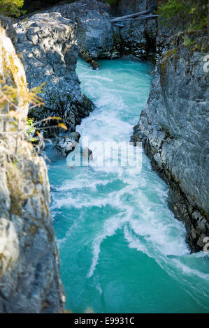 Nairn Falls Provincial Park, BC Banque D'Images