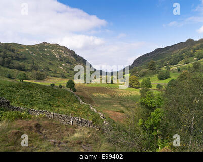 dh Watendlath Valley Cumbria Royaume-Uni WATENDLATH LAKE DISTRICT English campagne British National Park Cumbrian paysage lakeland Fells Banque D'Images