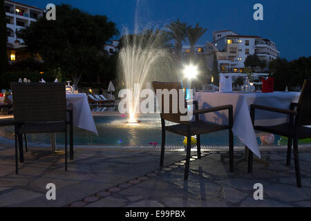 Coral Beach Hotel et Spar Chypre. Banque D'Images