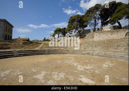 Amphithéâtre romain de Pula (Croatie) Banque D'Images