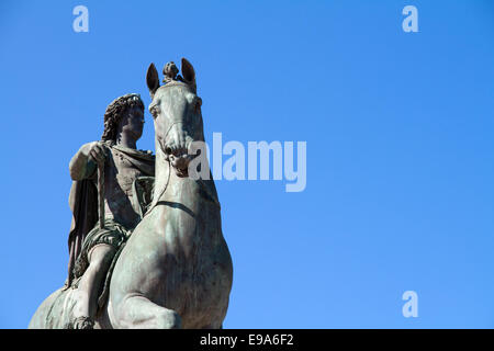 Statue de Louis XIV dans la ville de Lyon Banque D'Images