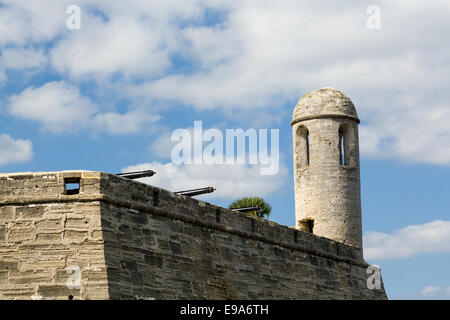 Castillo de San Marcos St Augustine FL Banque D'Images