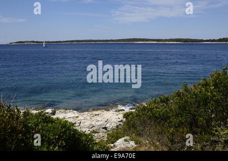 Le Parc National de Brijuni (Croatie) Banque D'Images