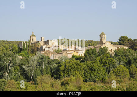 Abbaye cistercienne, Santes Creus, Espagne Banque D'Images