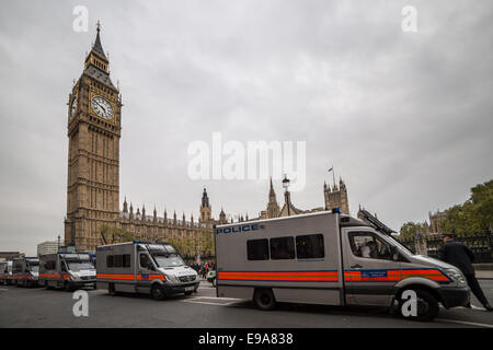 Londres, Royaume-Uni. 22 octobre, 2014. Sixième jour de "Occupy London' dans Parliament Square Crédit : Guy Josse/Alamy Live News Banque D'Images