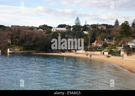 Vue de Camp Cove Harbour Beach, Watsons Bay, Sydney. Banque D'Images
