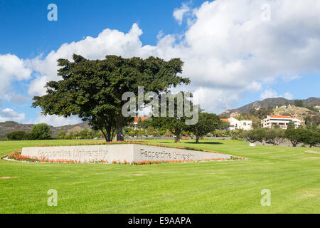 Campus à l'université de Pepperdine Banque D'Images