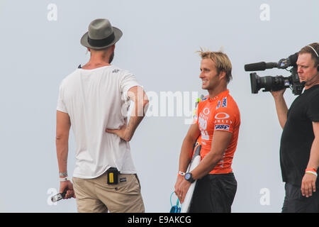 Josh Kerr au Oakley Pro Bali ASP Championnat du Monde 2013 Banque D'Images