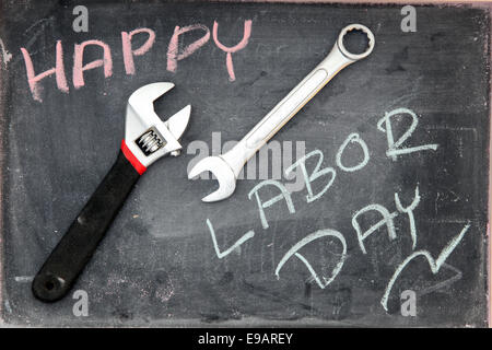 Bonne fête du travail Banque D'Images