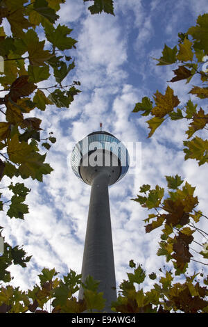 Rhinetower à Duesseldorf, Allemagne Banque D'Images