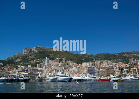 Le Port Hercule, Monaco, Monte Carlo, Côte d&# 39;Azur, France Banque D'Images