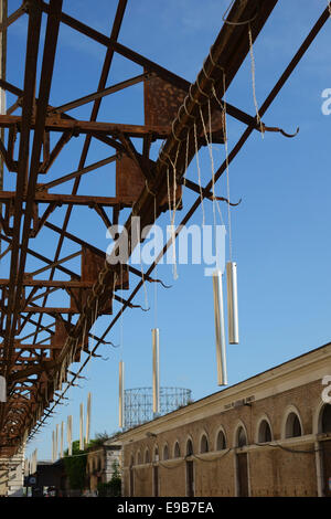 Rome. L'Italie. Musée d'Art Contemporain de MACRO ancien abattoir Testaccio. Banque D'Images