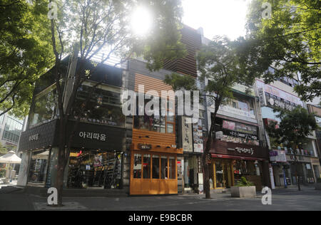 Insadong à Séoul, Corée du Sud. Banque D'Images