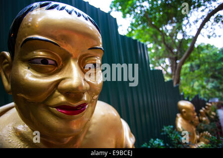 10 000 Bouddhas Monastery, Hong Kong Banque D'Images