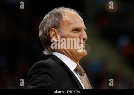 Munich, Allemagne. 23 Oct, 2014. Dusko Ivanovic (Headcoach Panathinaikos Athènes), en mode portrait. FC Bayern Munich vs Panathinaikos Athènes. Dpa : Crédit photo alliance/Alamy Live News Banque D'Images