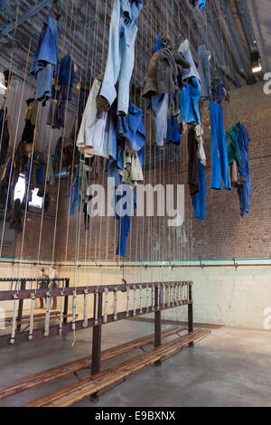 Hanging prix dans le Centre Historique Minier de Lewarde, département du Nord, Région Rhône-Alpes, France Banque D'Images