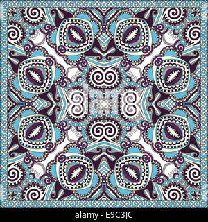 Foulard en Soie foulard au cou ou square pattern design Banque D'Images