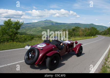 Oldtimer, Voiture, Mille Miglia, 1000 Miglia, 2014, Toscane Banque D'Images