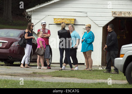 Mcintyre, GA, USA. Sep 23, 2014. Le miel Bobo avec la mère et le personnel de production Juin à domicile dans les régions rurales de Géorgie © Robin Rayne Nelson/ZUMA/Alamy Fil Live News Banque D'Images